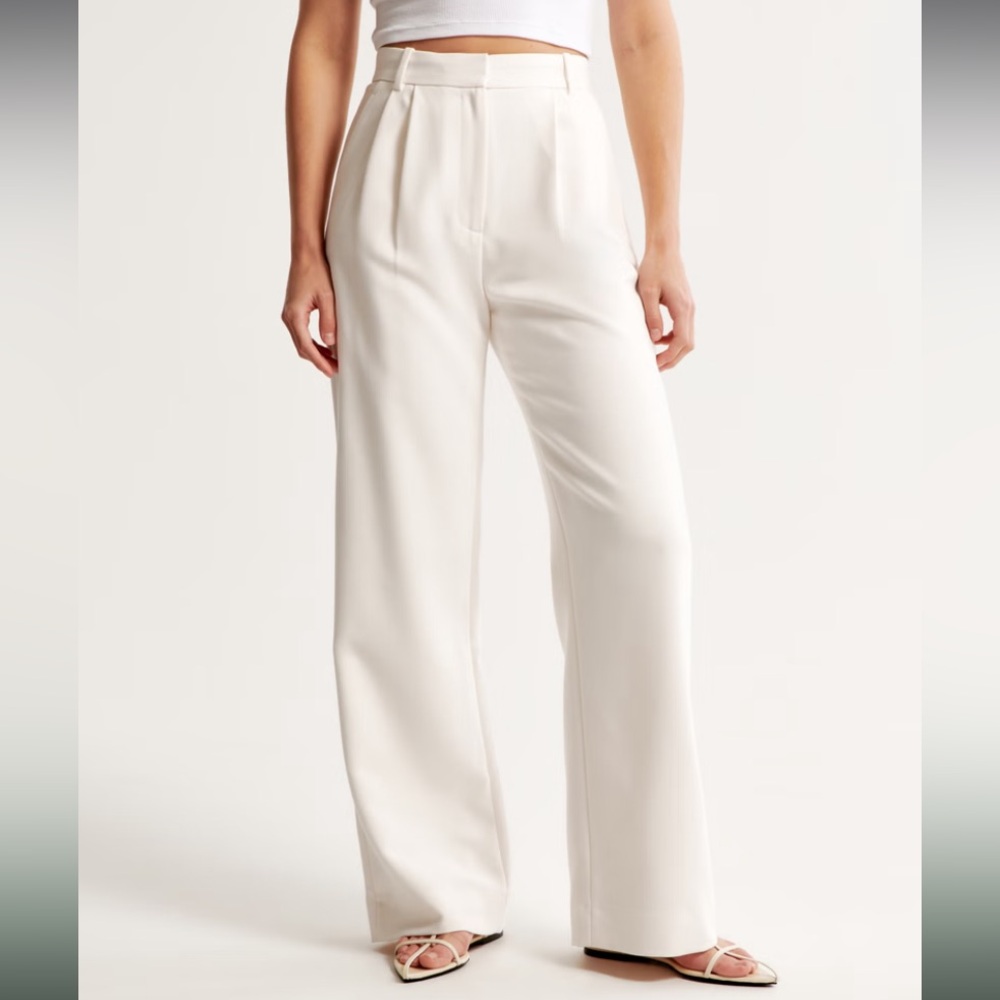 COPY - A&F Sloane Tailored Wide Leg Pant